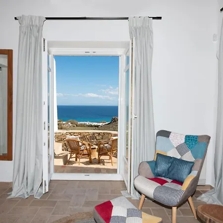 فيلة Villa Leo Mykonos - Sea View & Infinity Pool By One Villas Agrari (Mykonos)