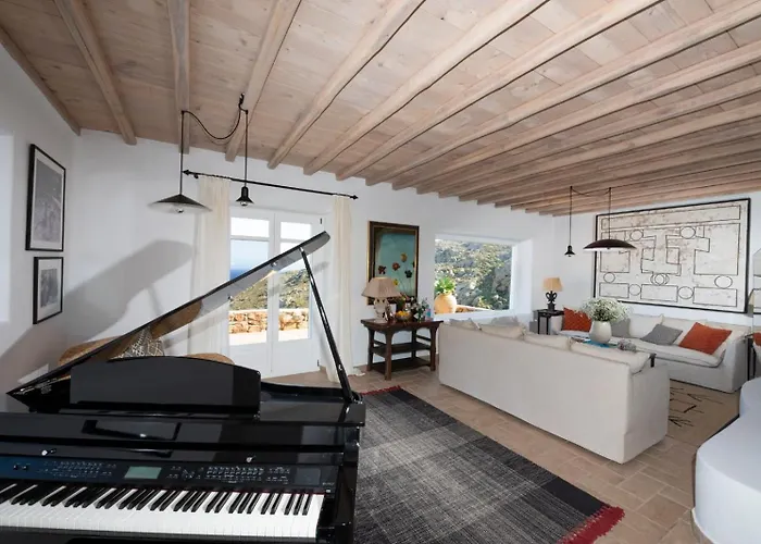 Vila Leo - Sea View Elegance And Infinity Pool Agrari (Mykonos)