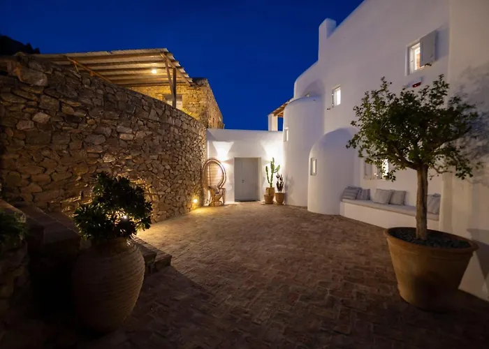 فيلة Leo - Sea View Elegance And Infinity Pool Agrari (Mykonos)