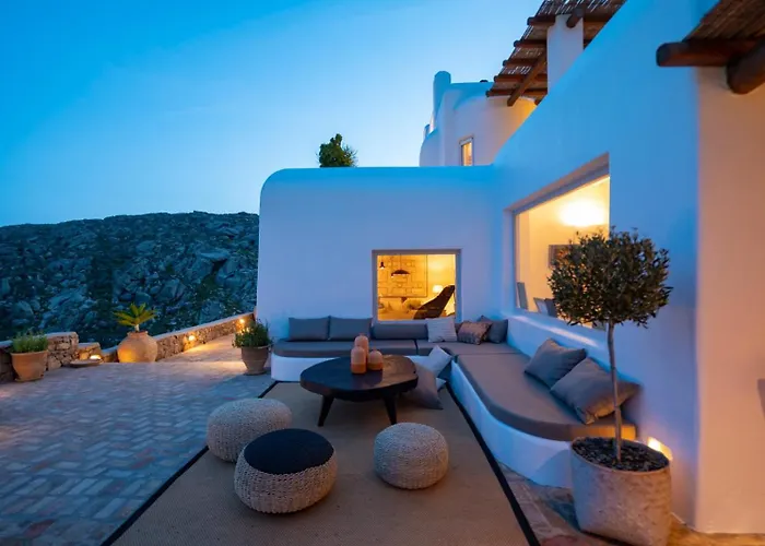 فيلة Leo - Sea View Elegance And Infinity Pool Agrari (Mykonos)